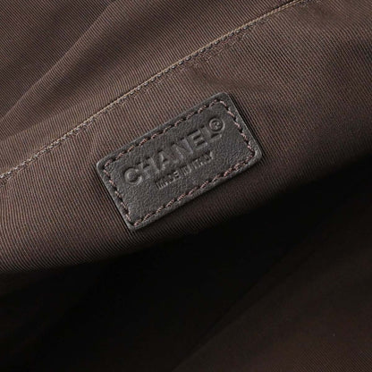 Chanel Brown Calfskin Travel Handbag
