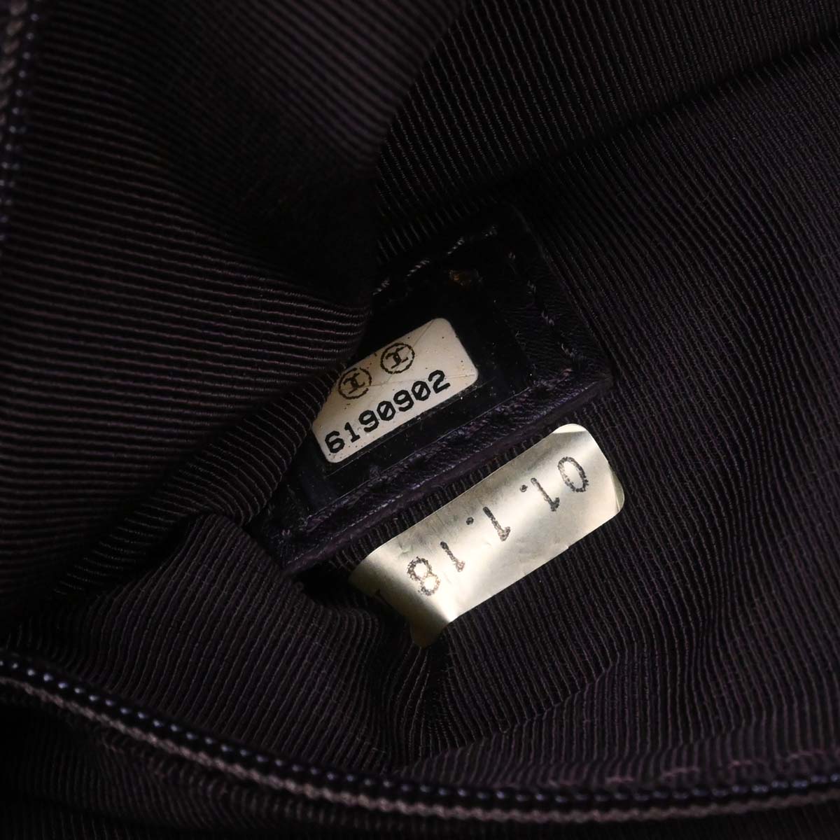 Chanel Brown Calfskin Travel Handbag