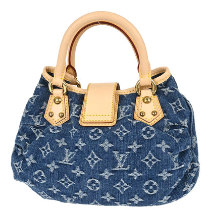 Louis Vuitton Blue Monogram Denim Pleaty Handbag M95020