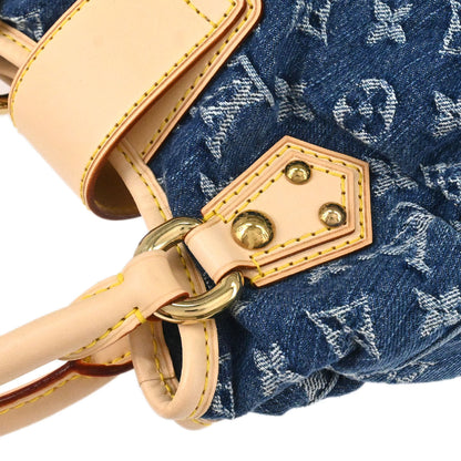 Louis Vuitton Blue Monogram Denim Pleaty Handbag M95020