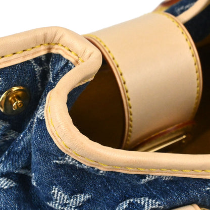 Louis Vuitton Blue Monogram Denim Pleaty Handbag M95020
