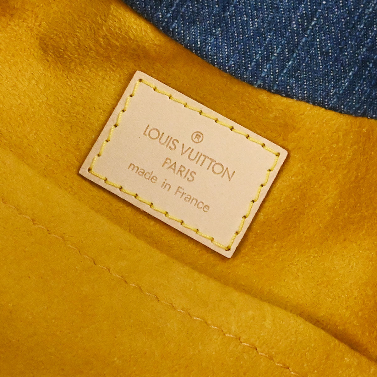 Louis Vuitton Blue Monogram Denim Pleaty Handbag M95020
