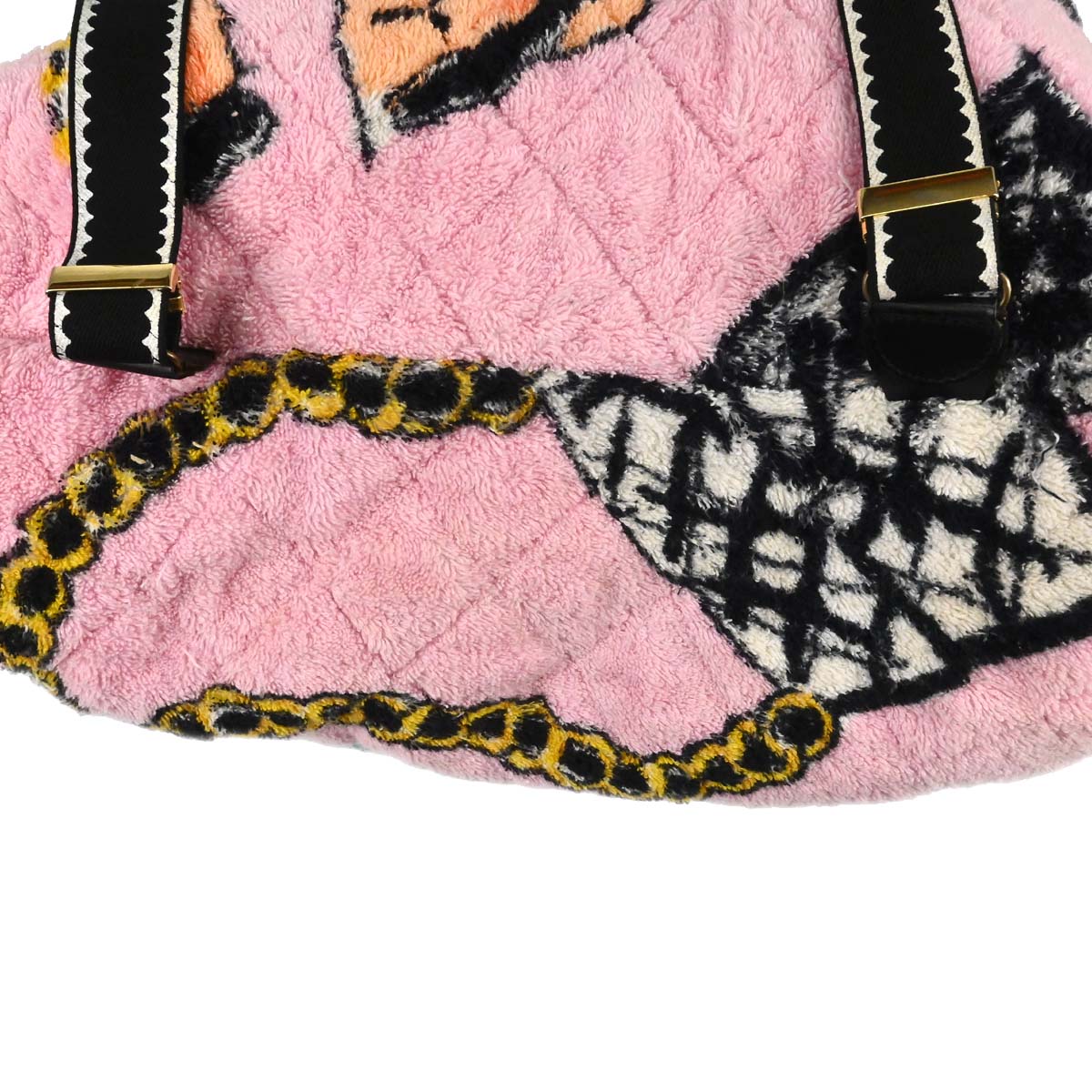 Chanel 1991-1994 Pink Terry Cloth Backpack