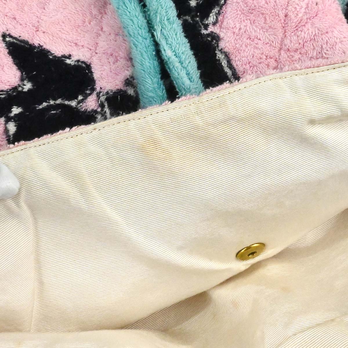 Chanel 1991-1994 Pink Terry Cloth Backpack