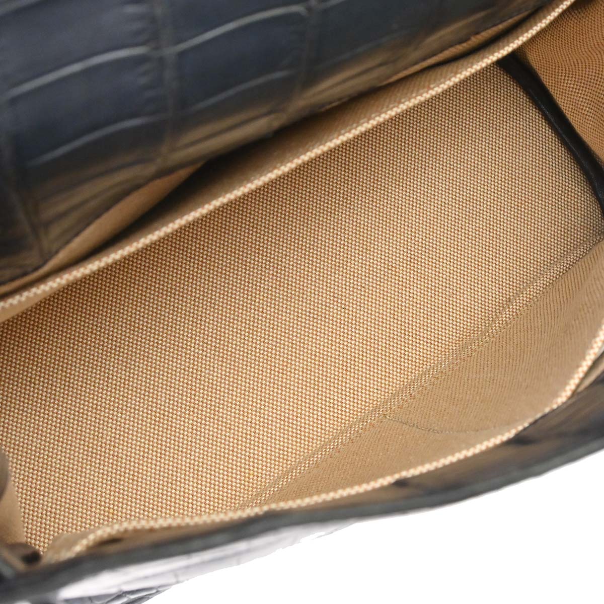 Hermes * 2001 Blue Indigo Matt Niloticus Kelly 28 Retourne 2way Shoulder Handbag