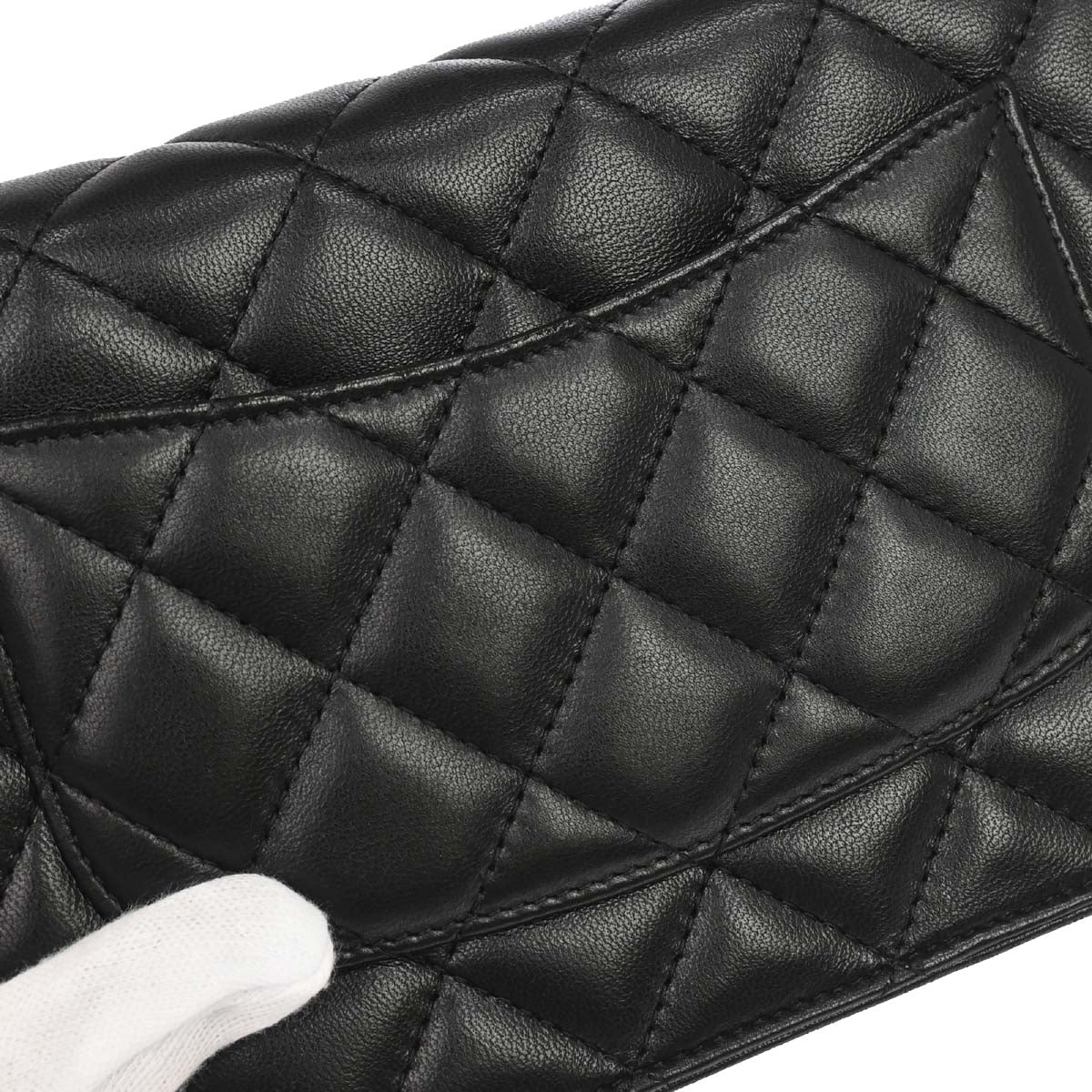 Chanel 2009-2010 Black Lambskin WOC Wallet on Chain Bag