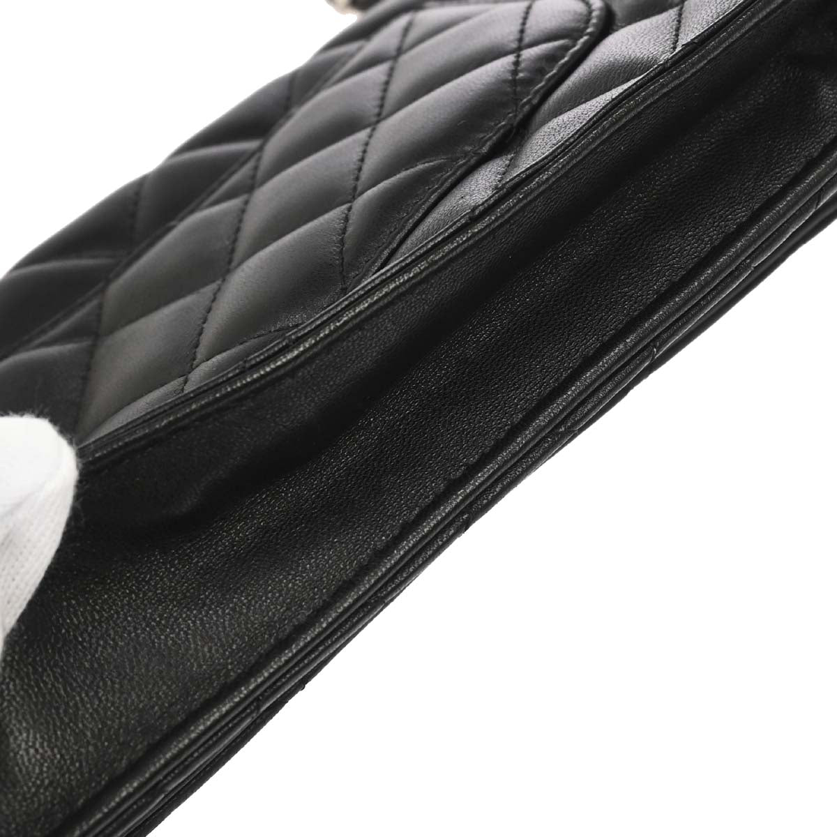 Chanel 2009-2010 Black Lambskin WOC Wallet on Chain Bag