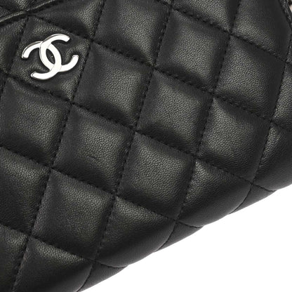 Chanel 2009-2010 Black Lambskin WOC Wallet on Chain Bag