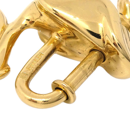 Hermes Pelican Motif 1992 Limited Cadena Padlock Gold Bag Charm