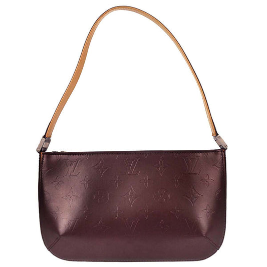 Louis Vuitton Purple Monogram Mat Fowler Handbag M55146