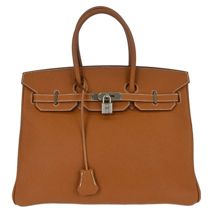 Hermes Gold Togo Birkin 35 Handbag