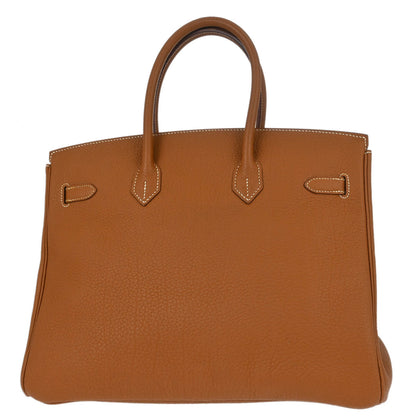 Hermes Gold Togo Birkin 35 Handbag
