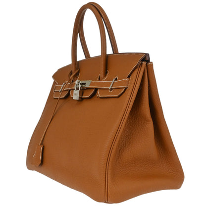 Hermes Gold Togo Birkin 35 Handbag