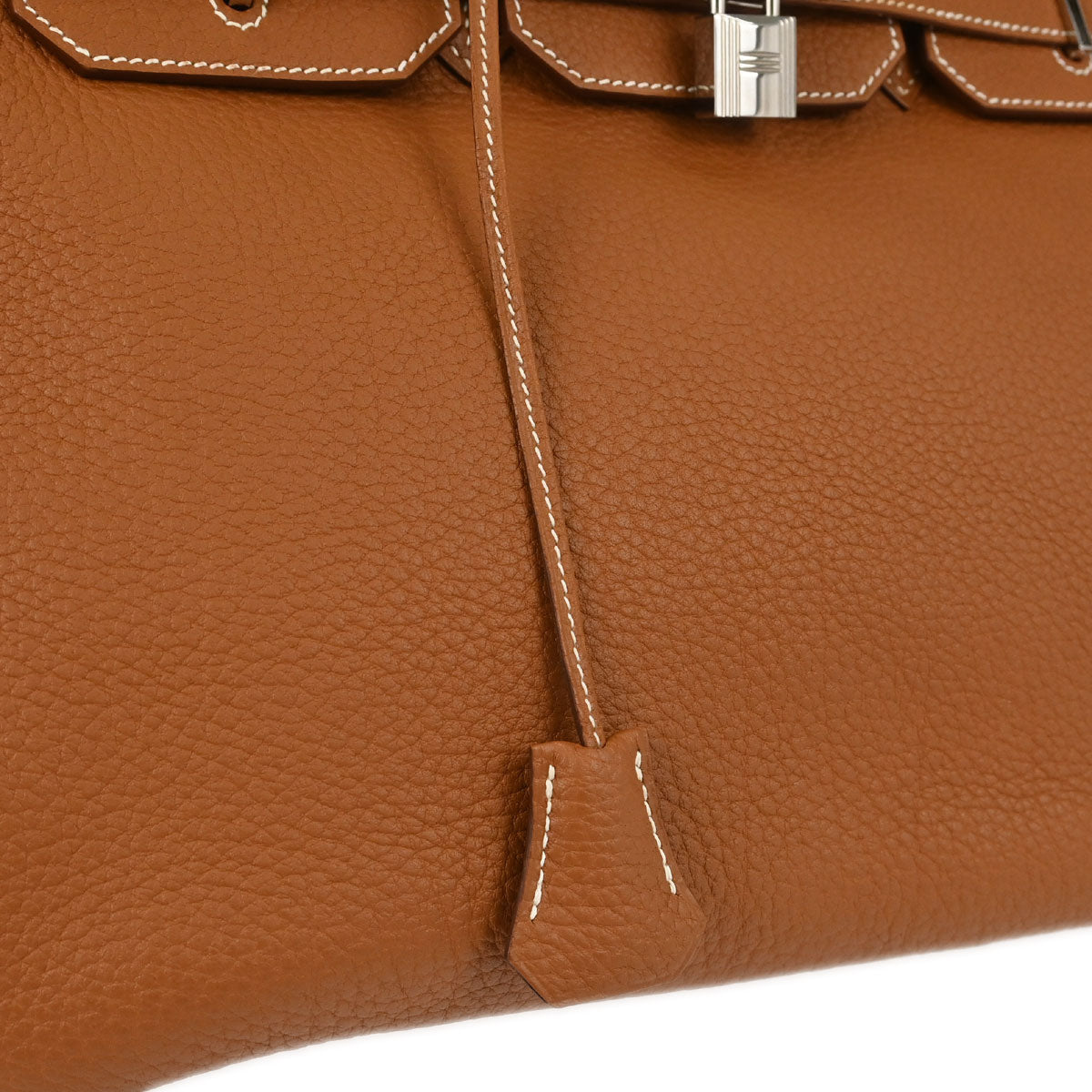 Hermes Gold Togo Birkin 35 Handbag