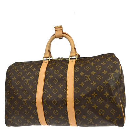 Louis Vuitton 1996 Monogram Keepall 45 Travel Handbag M41428