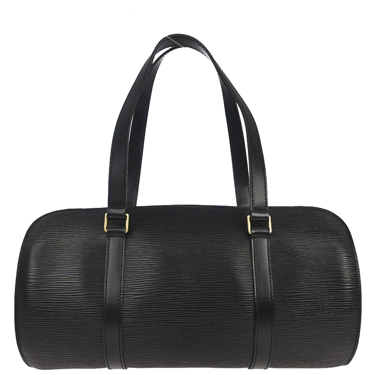Louis Vuitton Black Epi Soufflot Handbag M52862