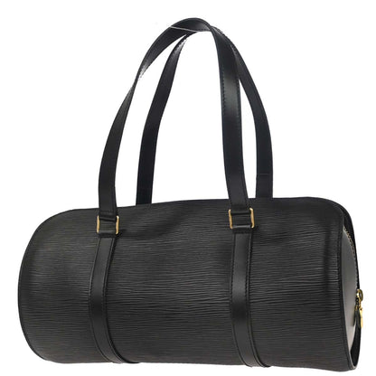 Louis Vuitton Black Epi Soufflot Handbag M52862