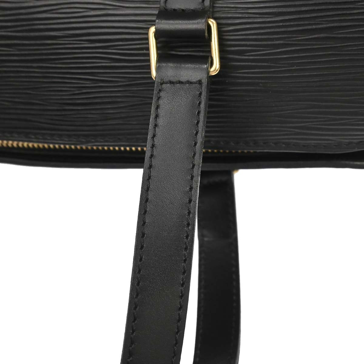 Louis Vuitton Black Epi Soufflot Handbag M52862