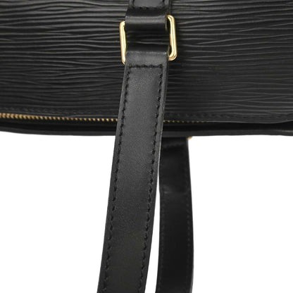 Louis Vuitton Black Epi Soufflot Handbag M52862
