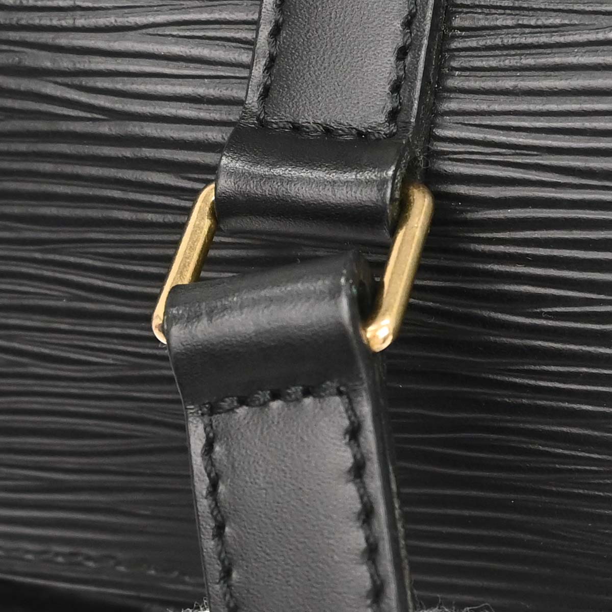 Louis Vuitton Black Epi Soufflot Handbag M52862