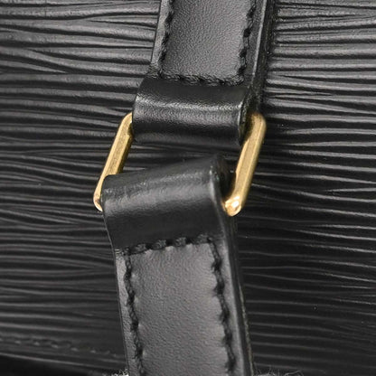 Louis Vuitton Black Epi Soufflot Handbag M52862