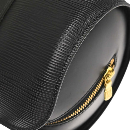 Louis Vuitton Black Epi Soufflot Handbag M52862