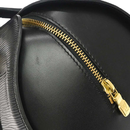 Louis Vuitton Black Epi Soufflot Handbag M52862