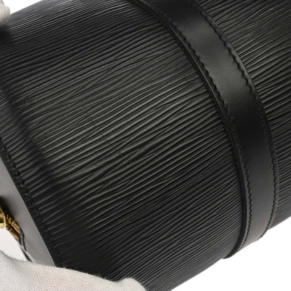 Louis Vuitton Black Epi Soufflot Handbag M52862