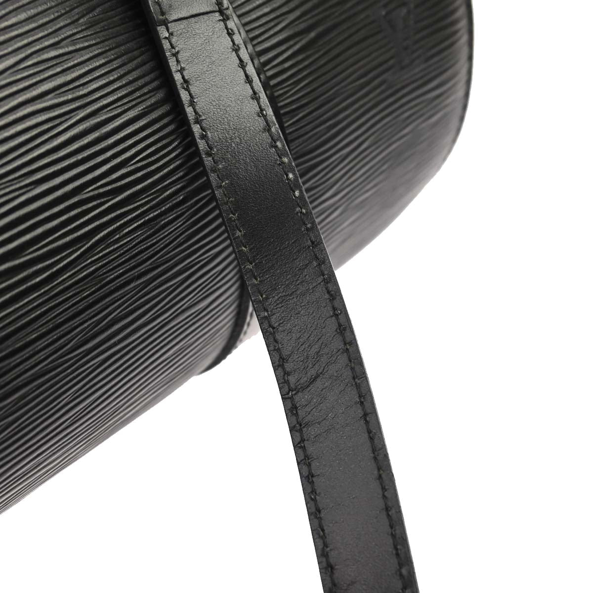 Louis Vuitton Black Epi Soufflot Handbag M52862