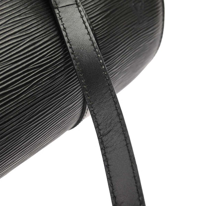 Louis Vuitton Black Epi Soufflot Handbag M52862