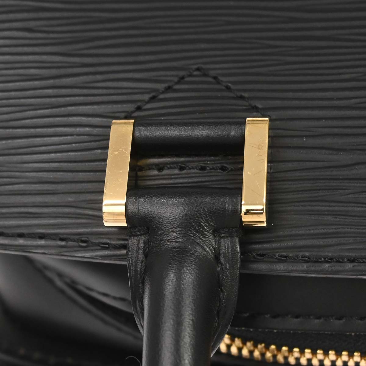 Louis Vuitton Black Epi Pont Neuf Handbag M52052