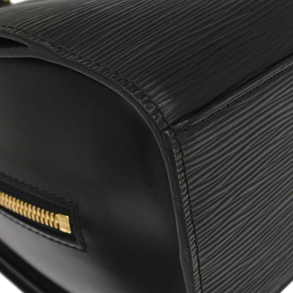 Louis Vuitton Black Epi Pont Neuf Handbag M52052