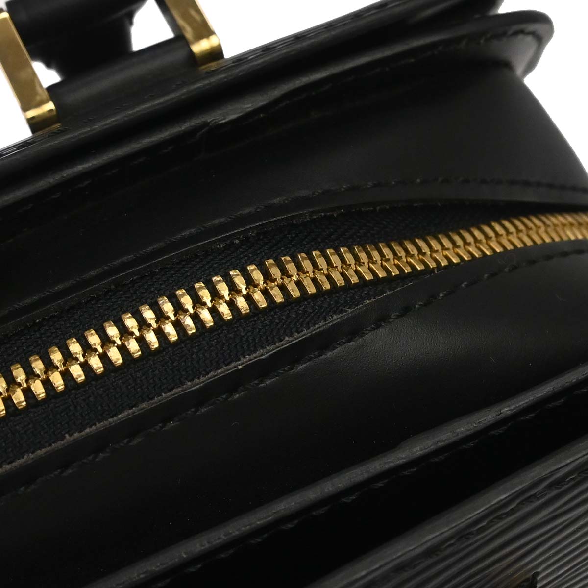 Louis Vuitton Black Epi Pont Neuf Handbag M52052