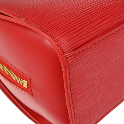 Louis Vuitton Red Epi Pont Neuf Handbag M52057