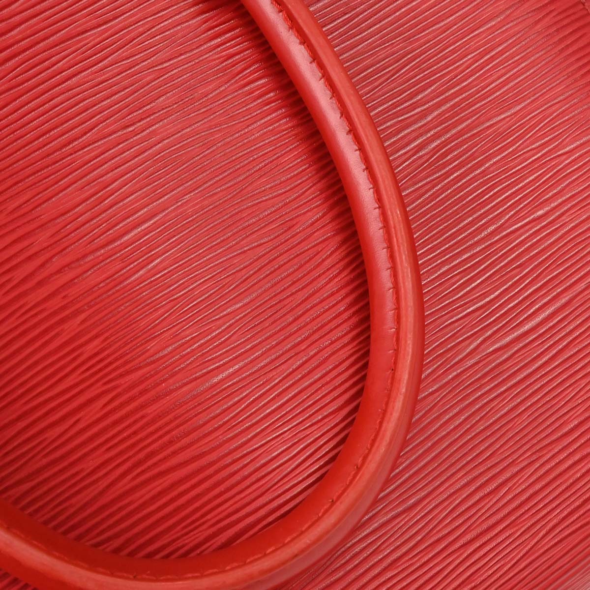 Louis Vuitton Red Epi Pont Neuf Handbag M52057
