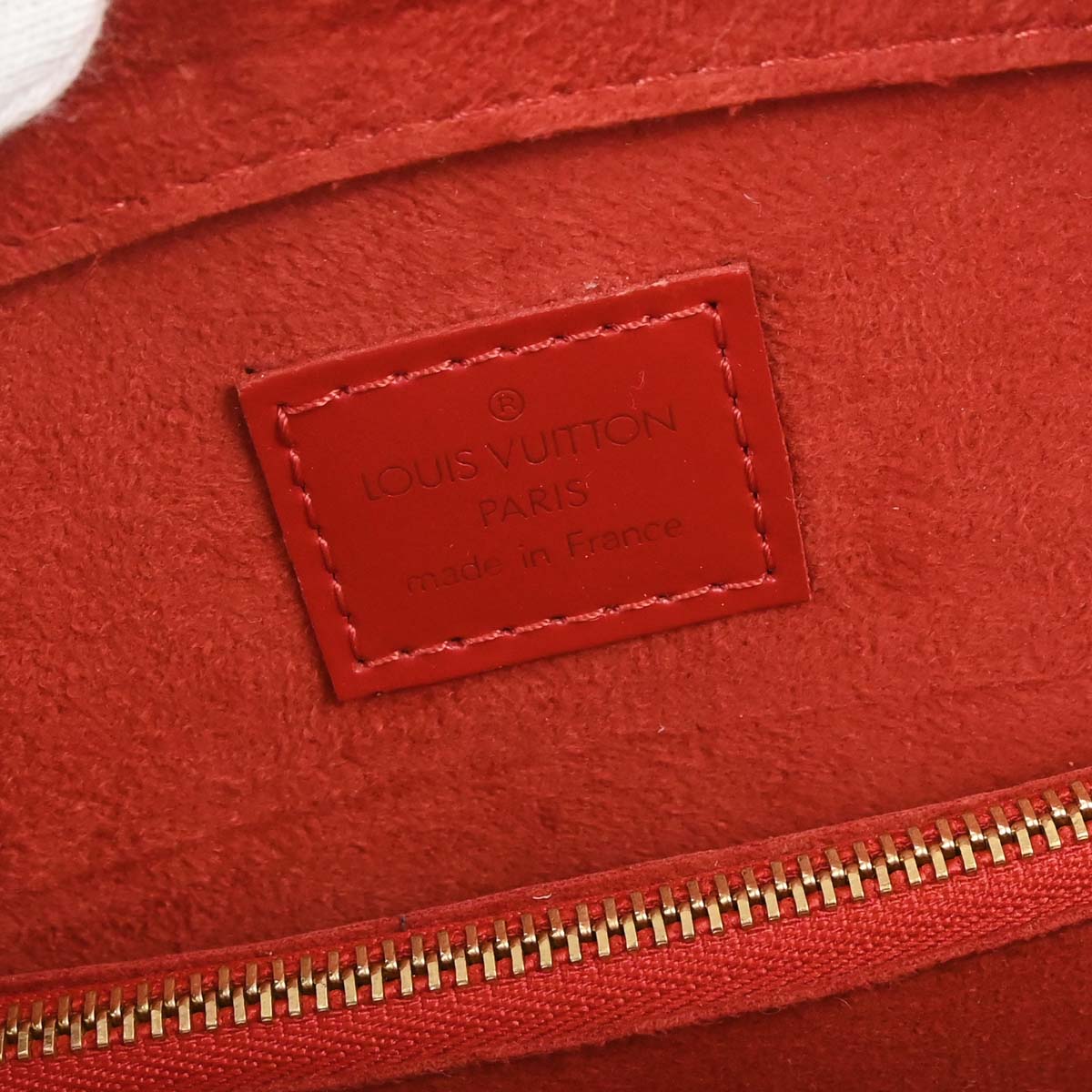 Louis Vuitton Red Epi Pont Neuf Handbag M52057