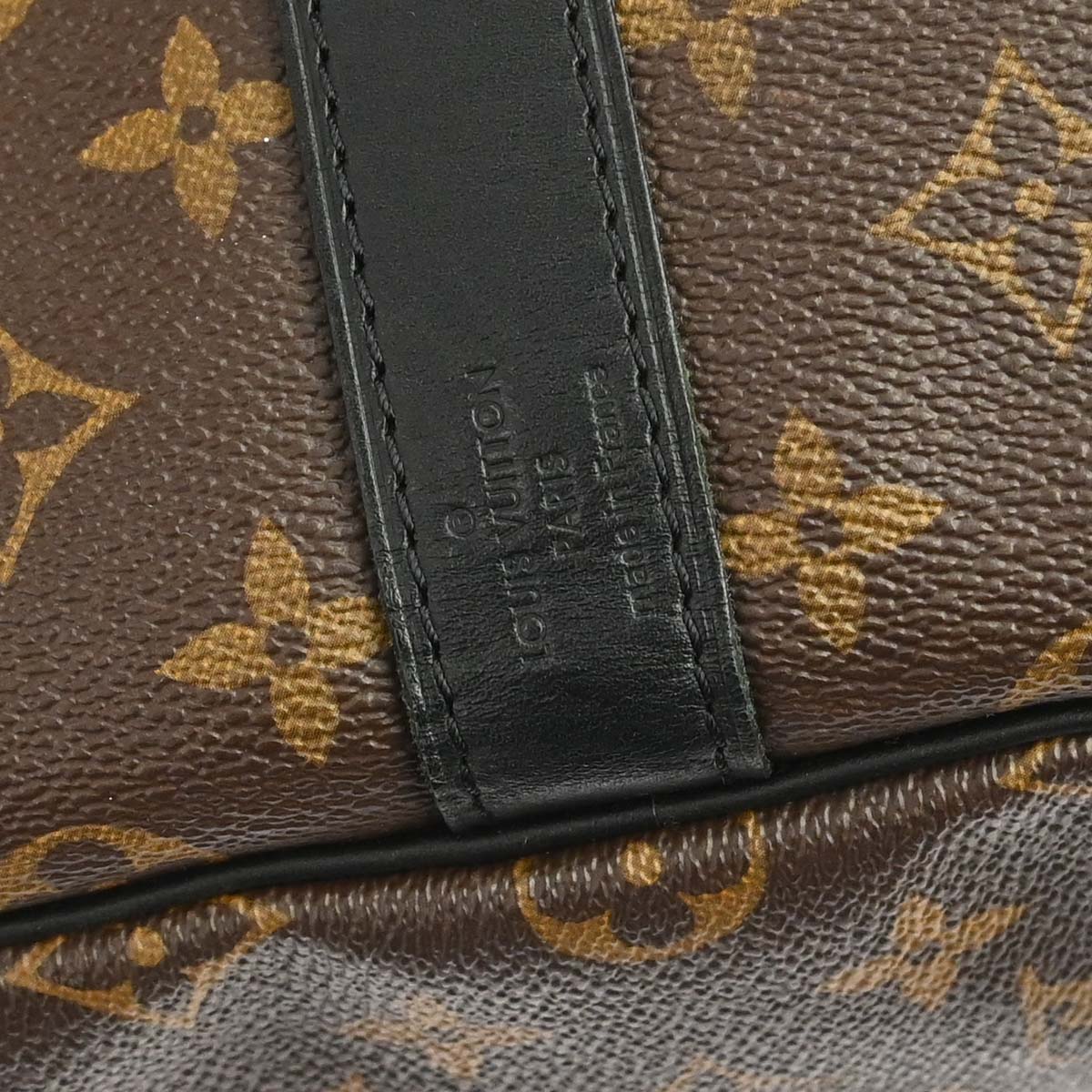 Louis Vuitton 2010 Macassar Keepall Bandouliere 55 Duffle Bag M56714