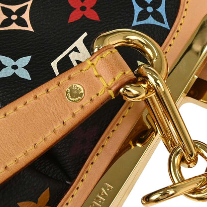 Louis Vuitton Black Multicolor Judy GM 2way Shoulder Handbag M40254
