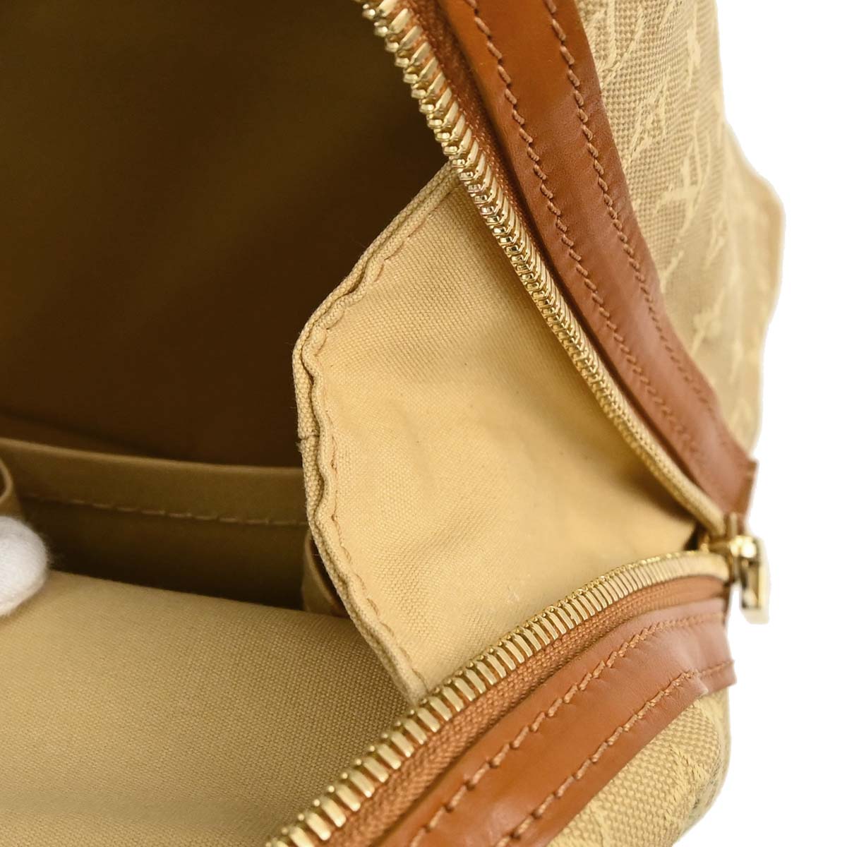Louis Vuitton Beige Monogram Mini Sac Mary Kate Handbag M92505