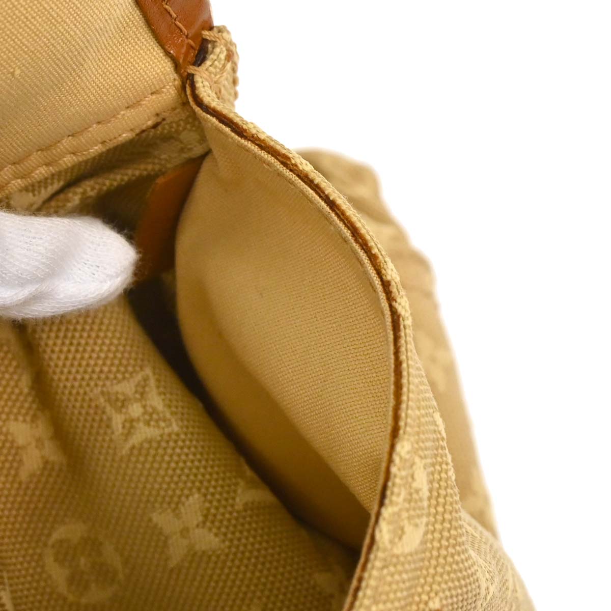Louis Vuitton Beige Monogram Mini Sac Mary Kate Handbag M92505