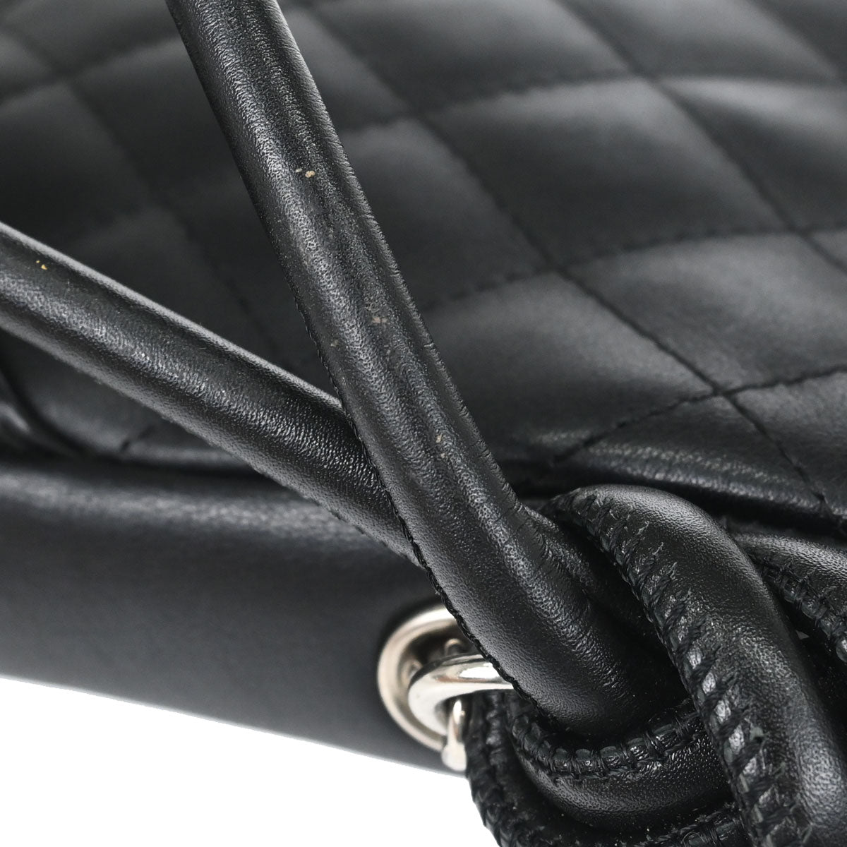 Chanel 2005-2006 Black Calfskin Cambon Ligne Shoulder Bag