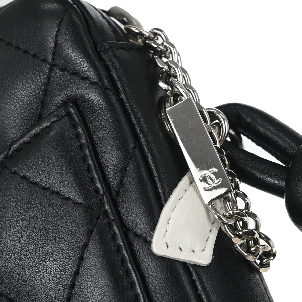 Chanel 2005-2006 Black Calfskin Cambon Ligne Shoulder Bag