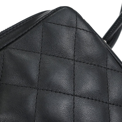 Chanel 2005-2006 Black Calfskin Cambon Ligne Shoulder Bag