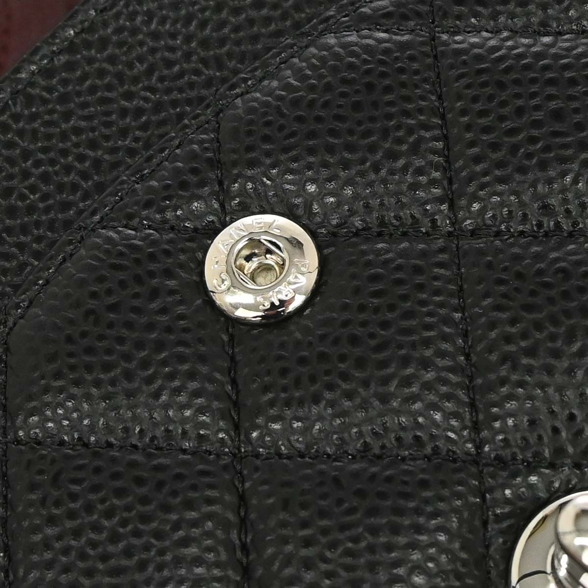Chanel 2019 Black Caviar Skin Medium Classic Double Flap Shoulder Bag