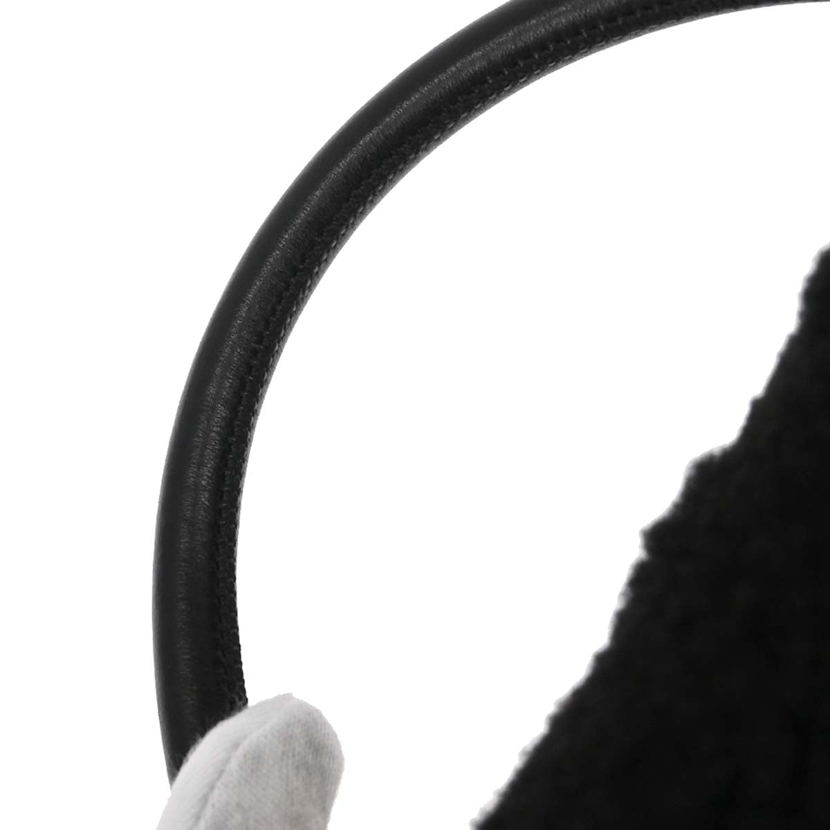 Chanel 2017 Black Shearling Coco Handle 2way Shoulder Handbag