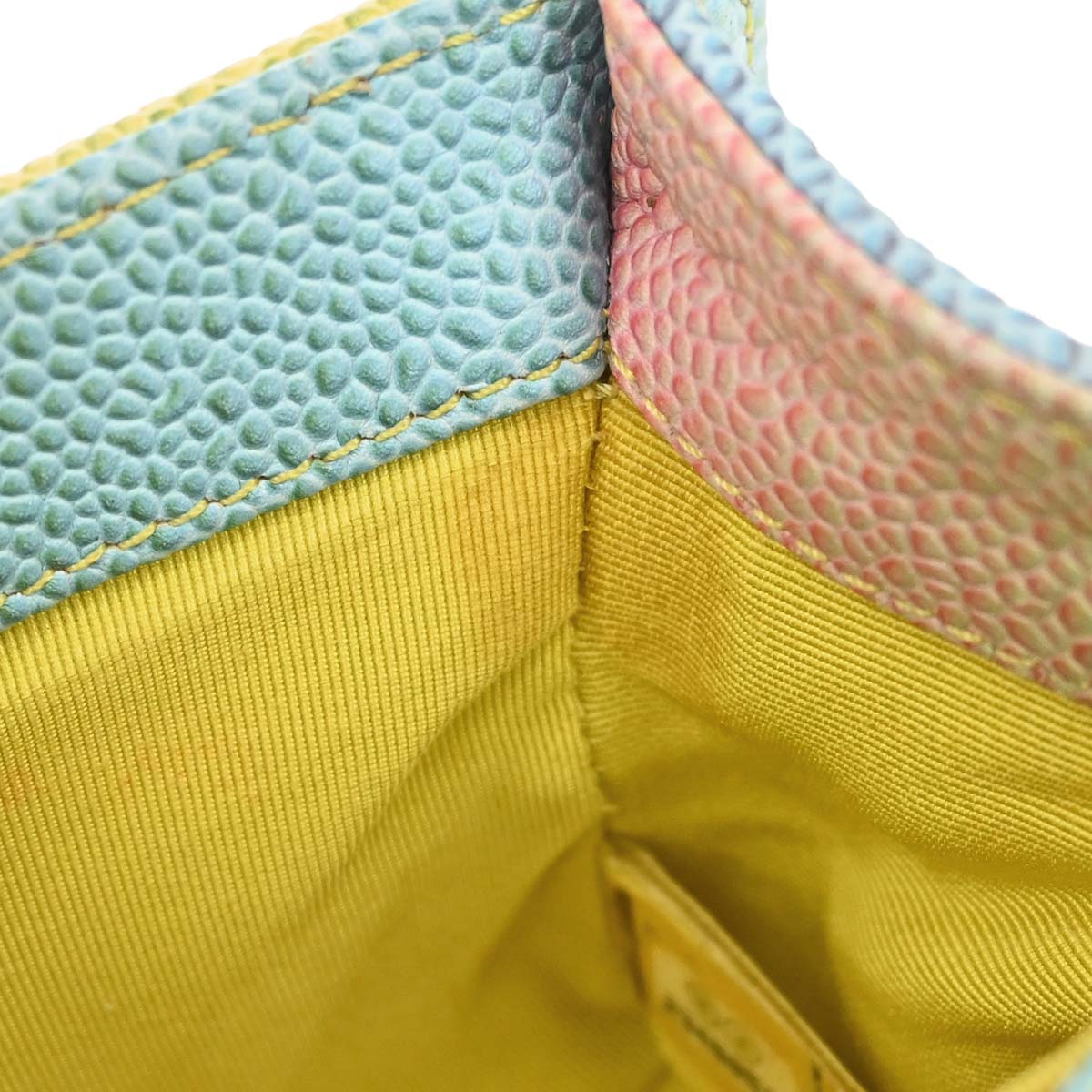 Boy Chanel 2017 Pink Yellow Blue Green Caviar Skin Small Chain Shoulder Bag