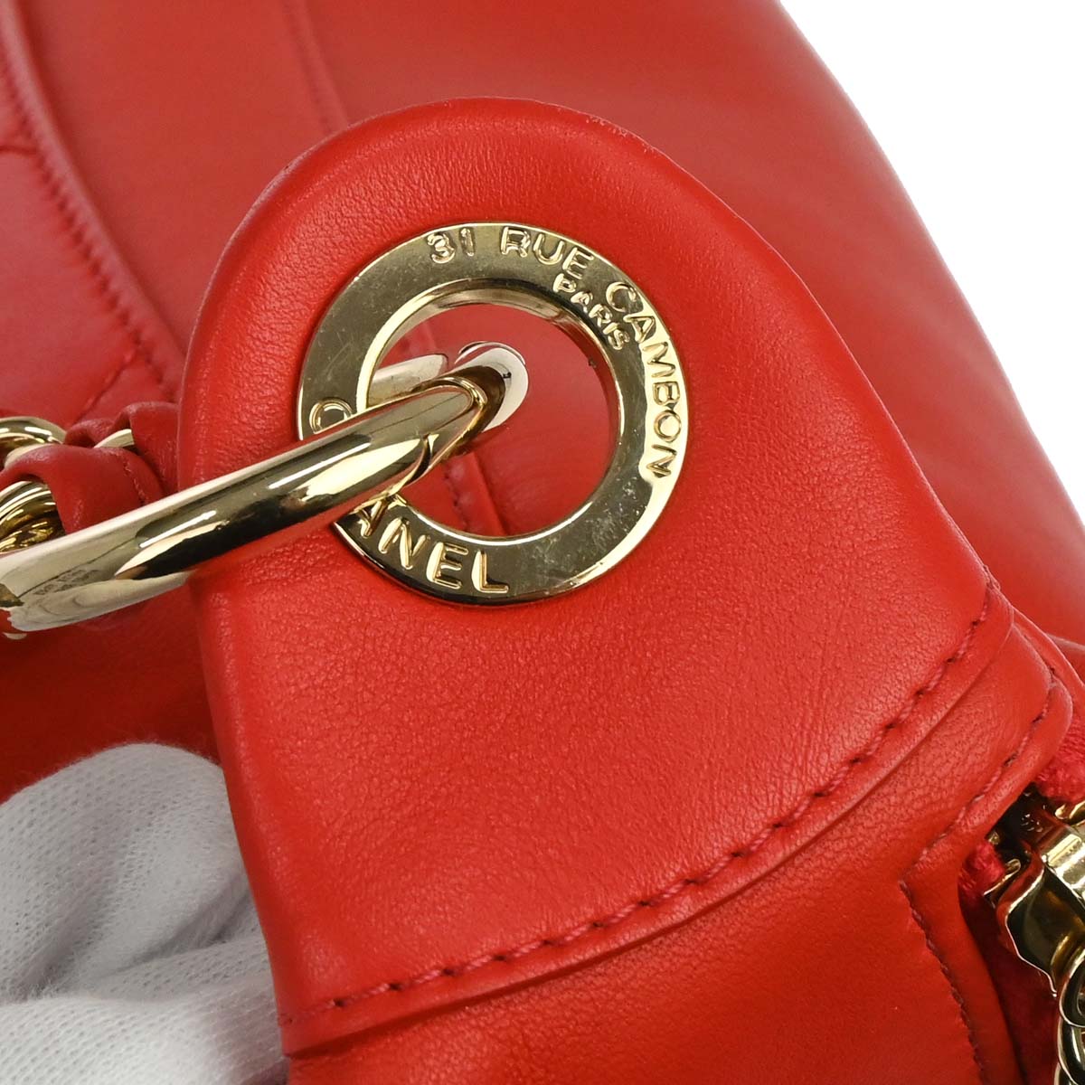 Chanel x Pharrell Williams 2019 Red Lambskin 2way Waist Bag