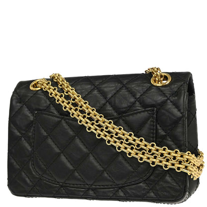 Chanel 2019 Black Calfskin Mademoiselle Lock Shoulder Bag