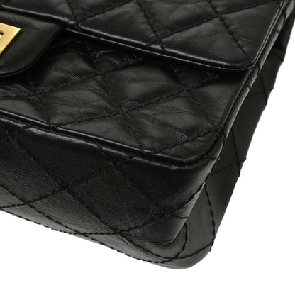 Chanel 2019 Black Calfskin Mademoiselle Lock Shoulder Bag