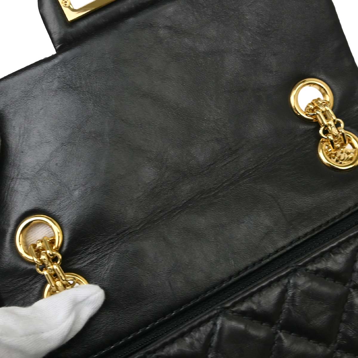 Chanel 2019 Black Calfskin Mademoiselle Lock Shoulder Bag